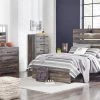 Ashley Drystan Multi Full Panel Bed W/ Dresser & Mirror Bedroom
