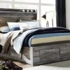 Ashley Bedroom Sets Baystorm Gray Queen Storage Bed With Dresser & Mirror