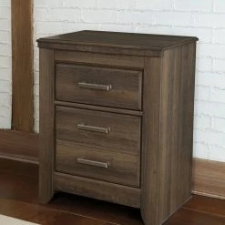 Ashley Juararo Dark Brown Two Drawer Nightstand