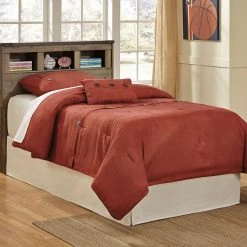 Ashley Trinell Brown Twin Bookcase Headboard Bedroom