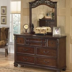 Ashley Leahlyn Dresser And Mirror