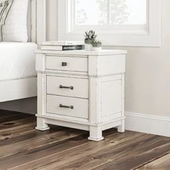 Ashley Nightstands Jennily Three Drawer Nightstand