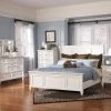 Ashley Bedroom Prentice Queen Storage Bed With Dresser Mirror & Nightstand
