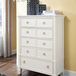 Ashley Bedroom Prentice White Chest