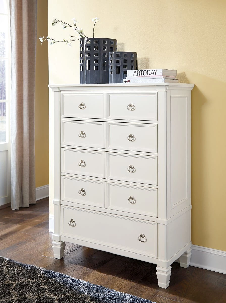 Ashley Bedroom Prentice White Chest 1 Ashley Bedroom Prentice White Chest