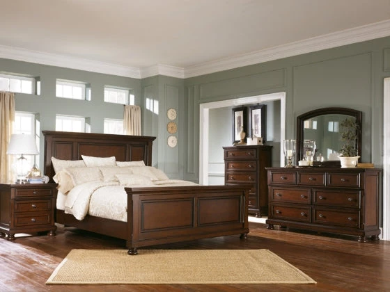 Ashley Porter Queen Panel Bed And Dresser With Mirror Bedroom Sets 1 Ashley Porter Queen Panel Bed And Dresser With Mirror Bedroom Sets