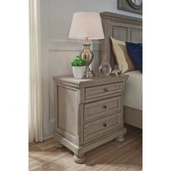 Ashley Lettner Two-Drawer Nightstand Bedroom