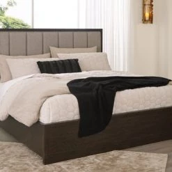 Ashley Beds Bruxworth Queen Upholstered Panel Bed