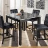 Ashley Dining Room Maysville Black Square Counter Table Set (set Of 5)