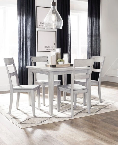 Ashley Dining Room Loratti Table & 4 Side Chairs 1 Ashley Dining Room Loratti Table & 4 Side Chairs