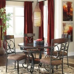 Ashley Glambrey Table & 4 Side Chairs Dining Room