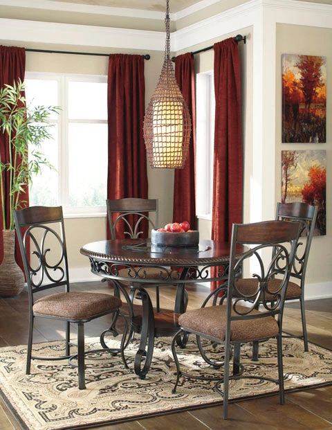 Ashley Glambrey Table & 4 Side Chairs Dining Room 1 Ashley Glambrey Table & 4 Side Chairs Dining Room