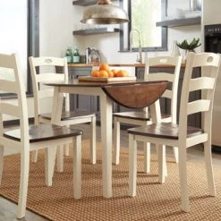 Ashley Dining Room Woodanville Table & 4 Side Chairs