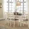 Ashley Woodanville Table & 6 Side Chairs Dining Room