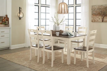 Ashley Woodanville Table And 6 Chairs Dining Room 1 Ashley Woodanville Table And 6 Chairs Dining Room
