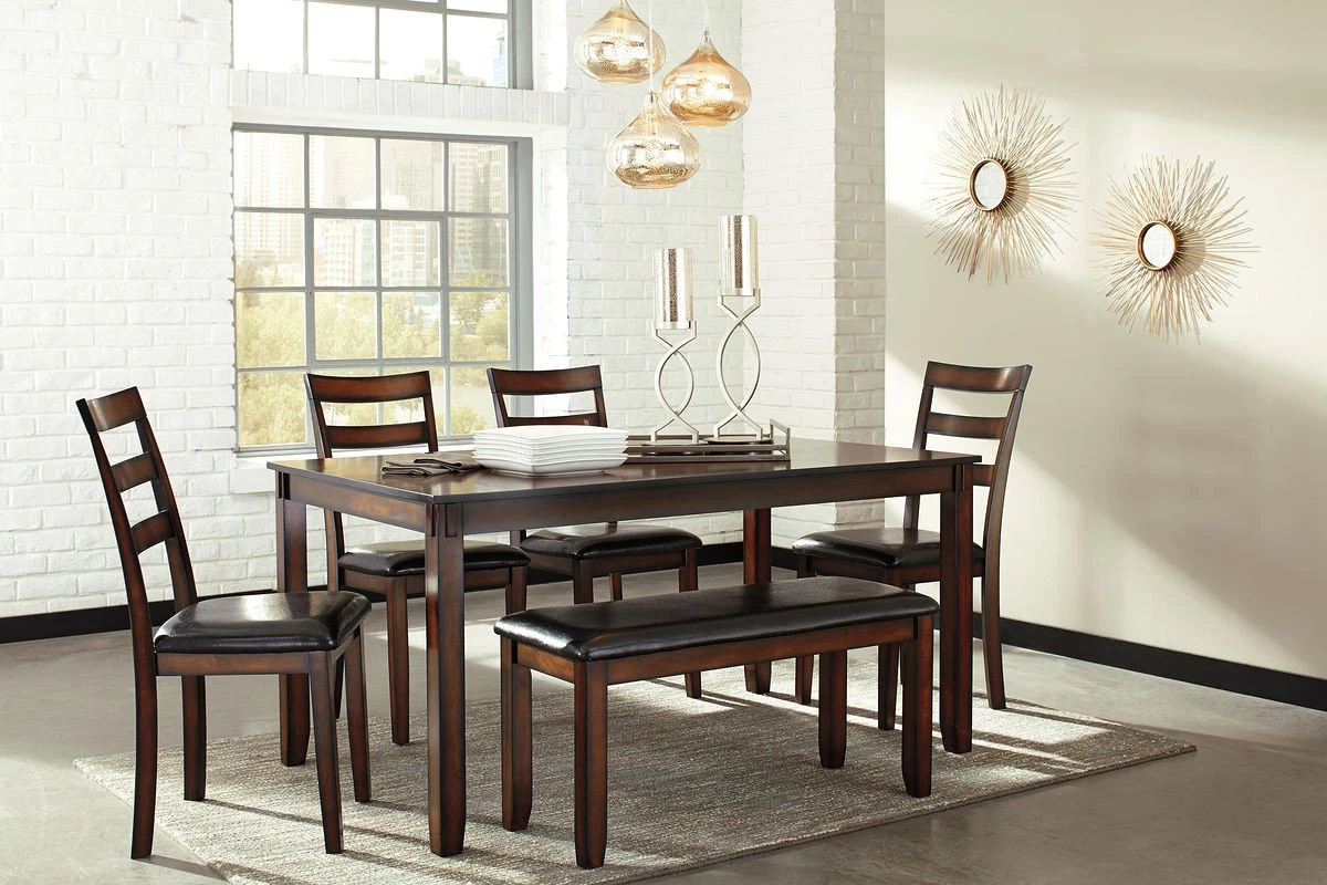 Ashley Coviar Brown Dining Room Table Set 1 Ashley Coviar Brown Dining Room Table Set