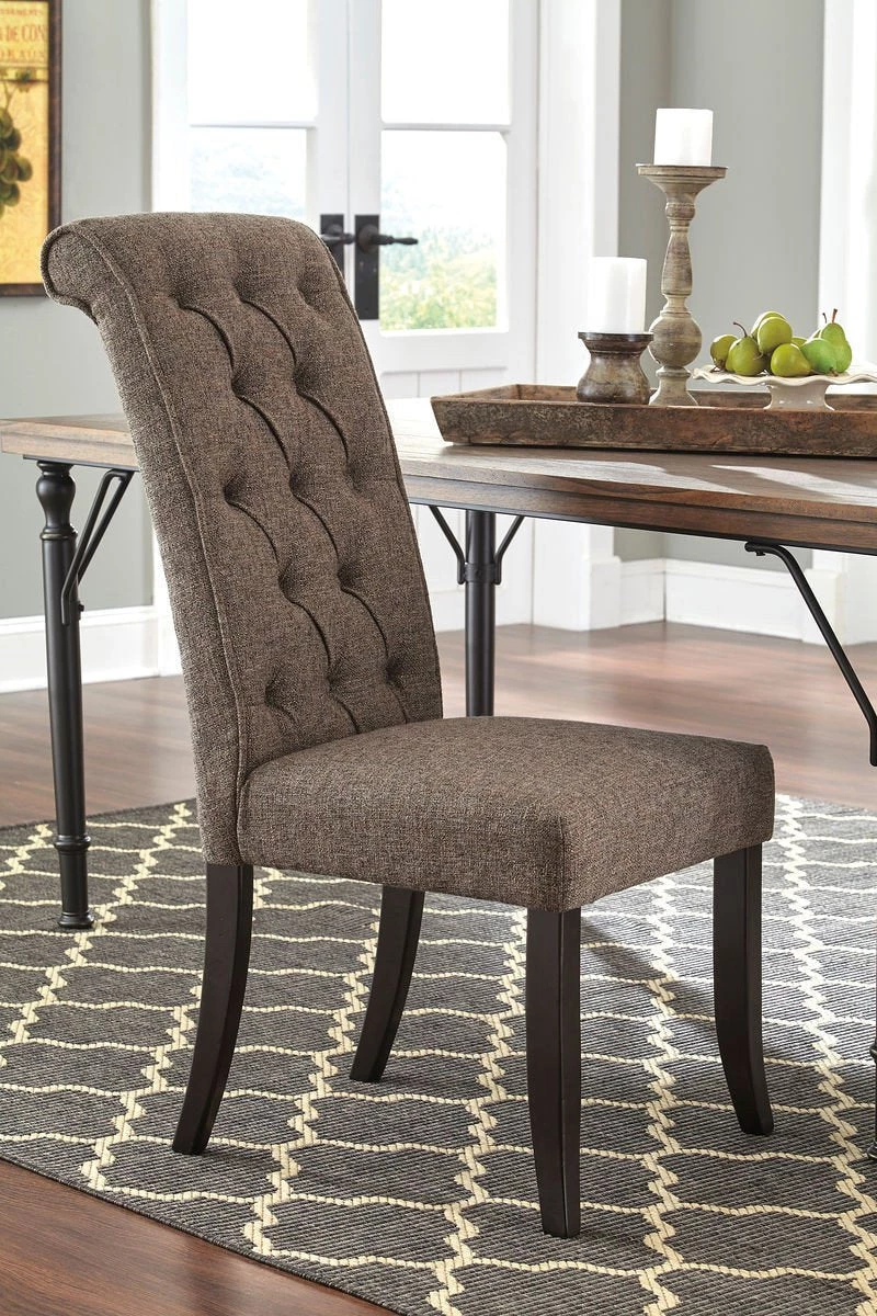 Ashley Tripton Medium Brown Dining Upholstered Side Chair Dining Room 1 Ashley Tripton Medium Brown Dining Upholstered Side Chair Dining Room