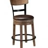 Ashley Pinnadel Grayish Brown Upholstered Swivel Barstool Dining Room