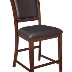 Ashley Collenburg Dark Brown Upholstered Barstool Dining Room