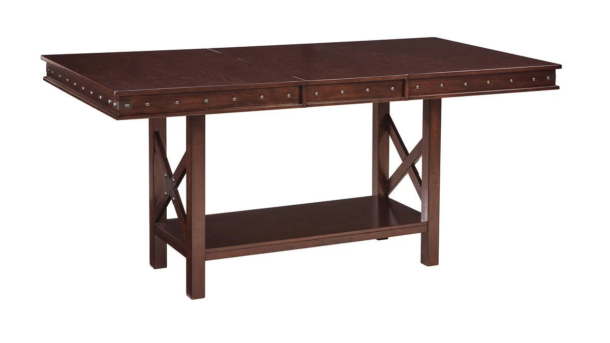 Ashley Dining Room Collenburg Dark Brown RECT DRM Counter EXT Table 1 Ashley Dining Room Collenburg Dark Brown RECT DRM Counter EXT Table