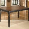 Ashley Owingsville Black/Brown Rectangular Dining Room Table