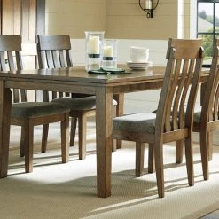 Ashley Flaybern Brown Table & 4 Side Chairs