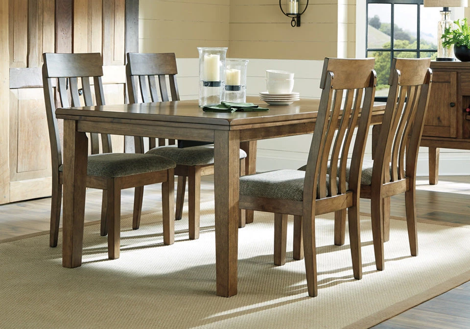 Ashley Flaybern Brown Table & 4 Side Chairs 1 Ashley Flaybern Brown Table & 4 Side Chairs
