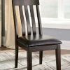 Ashley Haddigan Dark Brown Dining Upholstered Side Chair Dining Room