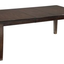 Ashley Haddigan Dark Brown Rect Dining Room Ext Table