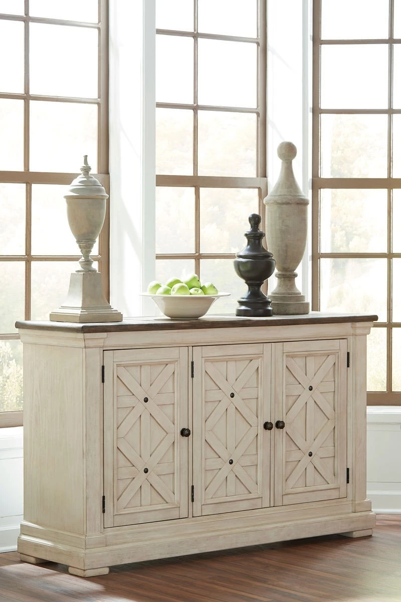 Ashley Bolanburg Antique White Dining Room Server 1 Ashley Bolanburg Antique White Dining Room Server