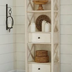 Ashley Cabinets Bolanburg Antique White Display Cabinet