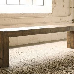 Ashley Sommerford Brown Large Dining Room Bench Benches
