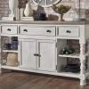 Ashley Cabinets & Storage Havalance White Server