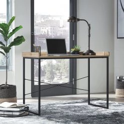 Ashley Gerdanet Light Brown Home Office Desk