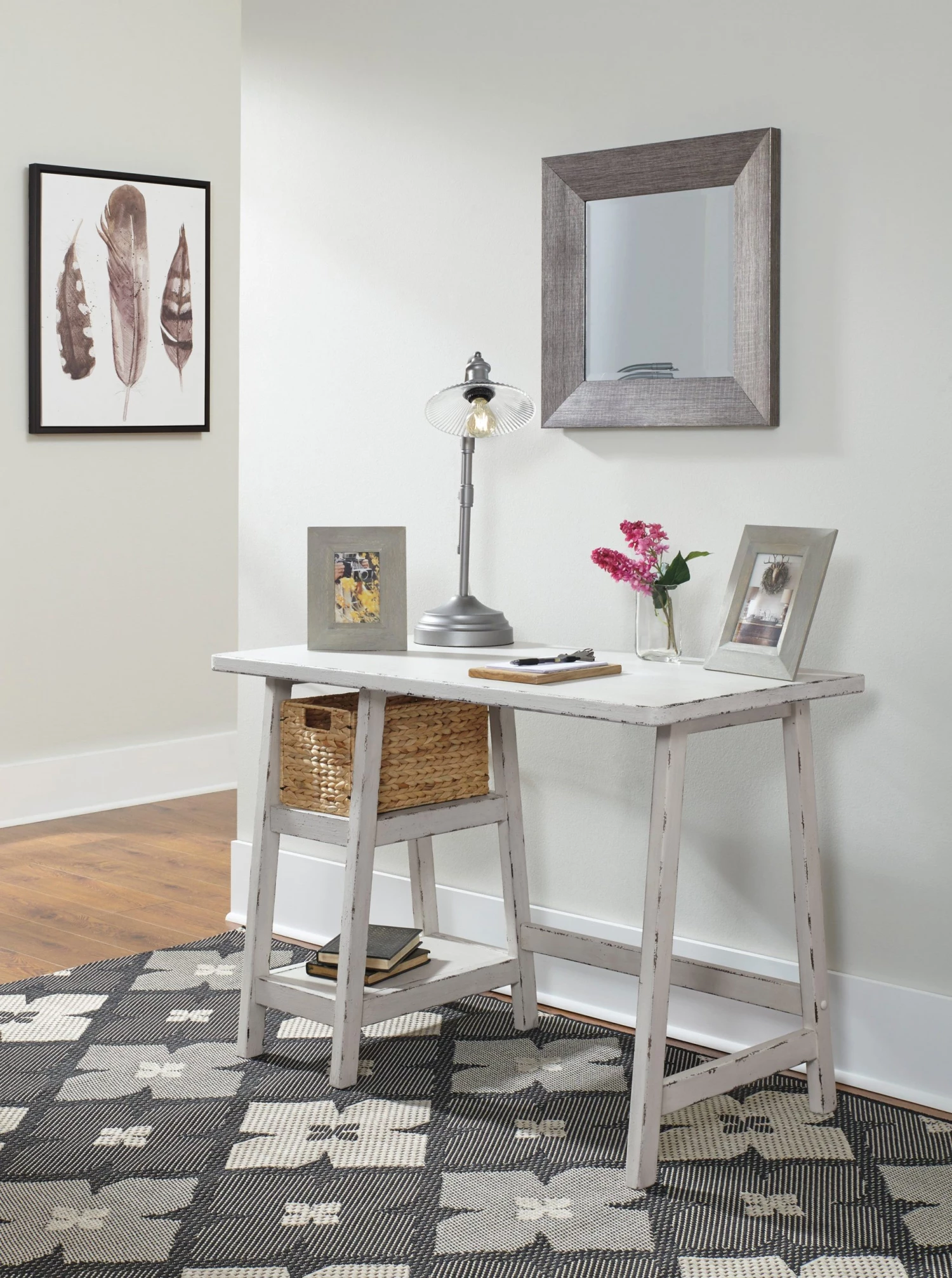 Ashley Mirimyn Antique White Small Desk 1 Ashley Mirimyn Antique White Small Desk