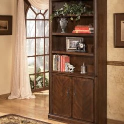 Ashley Office Hamlyn Medium Brown Large Door Bookcase