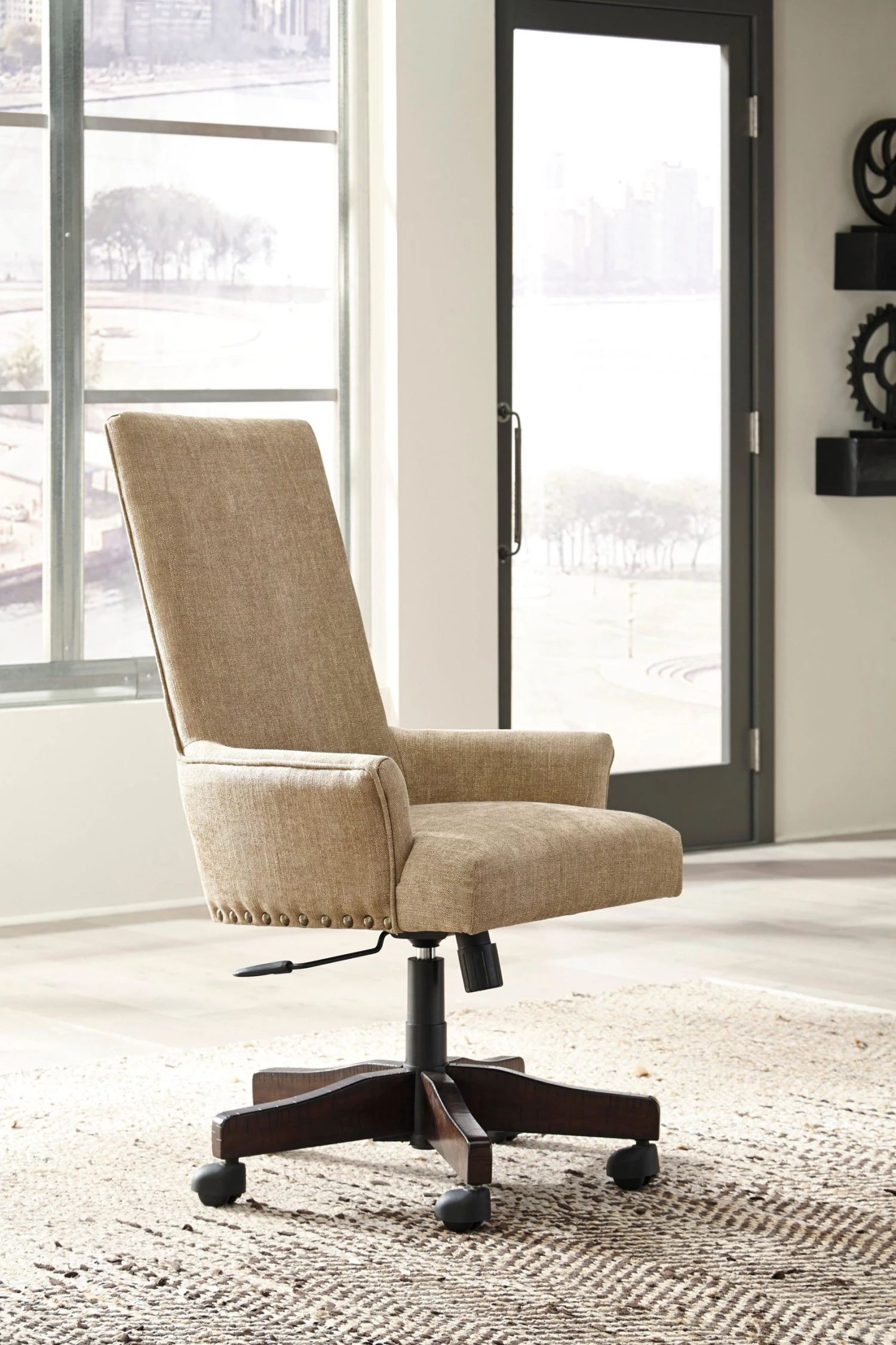 Ashley Office Baldridge Upholstered Swivel Desk Chair 1 Ashley Office Baldridge Upholstered Swivel Desk Chair