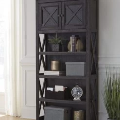 Ashley Tyler Creek Grayish Brown Large Bookcase