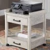 Ashley Carynhurst Whitewash Printer Stand