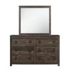 Global Harlow Brown Dresser Bedroom