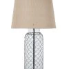 Ashley Sharmayne Transparent Glass Table Lamp Accents