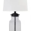 Ashley Accents Sharolyn Transparent/Silver Finish Glass Table Lamp