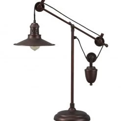 Ashley Accents Kylen Bronze Finish Metal Desk Lamp