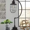 Ashley Jae Antique Black Metal Desk Lamp Accents