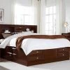 Global Linda New Merlot Queen Bedroom Set