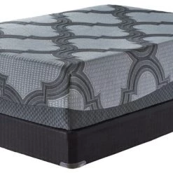 14 Inch Ashley Hybrid Gray Mattress And Foundation Mattresses