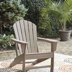 Ashley Sundown Treasure Grayish Brown Adirondack Chair Outdoor