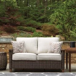 Ashley Paradise Trail Loveseat With Cushion Loveseats