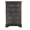 Global Pompei Metallic Grey Chest Chests / Drawers