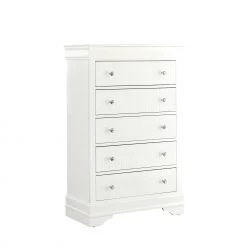 Global Pompei Metallic White Chest Chests / Drawers